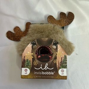 Invisibobble Red Nose Reindeer Holiday Gift Set, NIB